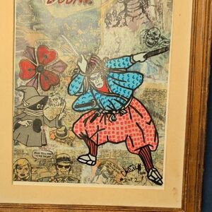 Vibrant Samurai Illustration Art Print